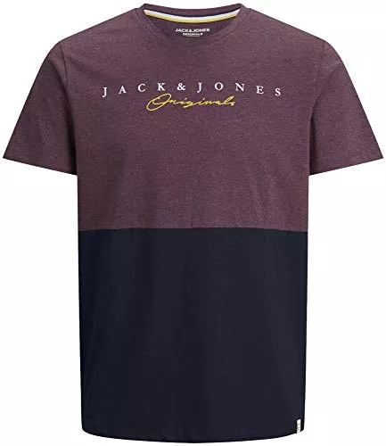 JACK & JONES T-Shirts JACK & JONES Herren Jorstation Tee Ss Crew Neck STS T-Shirt