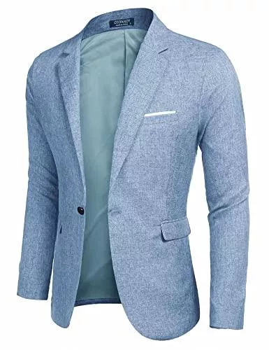 MAXMODA Blazer MAXMODA Herren Sakko Leinenstruktur Slim Fit Männer Blazer Modern Freizeit Leichte Jackett