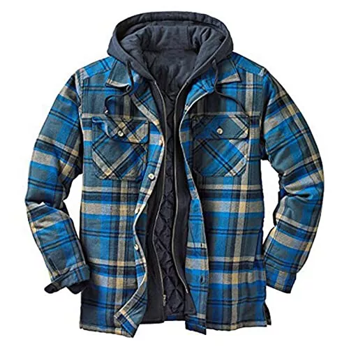 Generisch Jacken Generisch Winterjacke Herren Winterjacke Dicke Teddy Jacke Winter Langarm Jacke Hoody Mit KapuzeWintermantel Herren Leichte Fleecejacken Winter Jacket