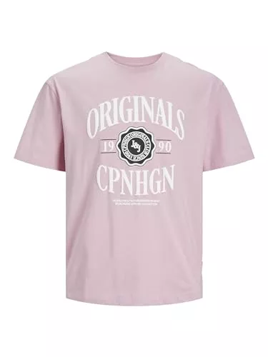 JACK & JONES T-Shirts JACK & JONES Male T-Shirt Gedruckt Rundhals T-Shirt