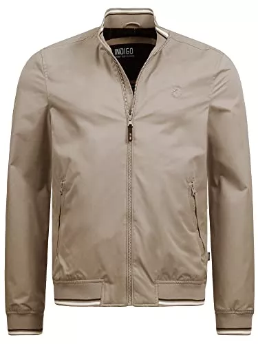 Indicode Jacken Indicode Herren Edi Jacke mit Stehkragen & Reißverschluss | Übergangsjacke für Männer