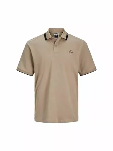 JACK & JONES Poloshirts JACK & JONES Herren Jcohass Logo Polo Ss Sn Poloshirt