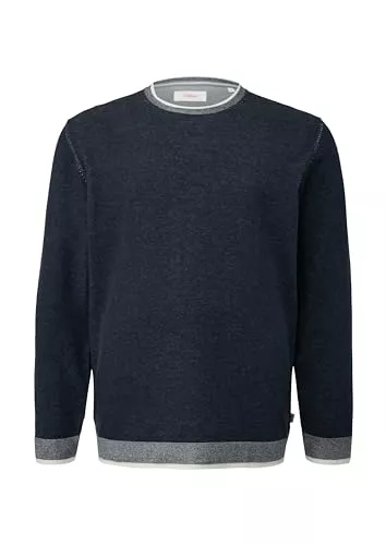 s.Oliver Pullover & Strickmode s.Oliver Herren Pullover mit Kontrastdetail