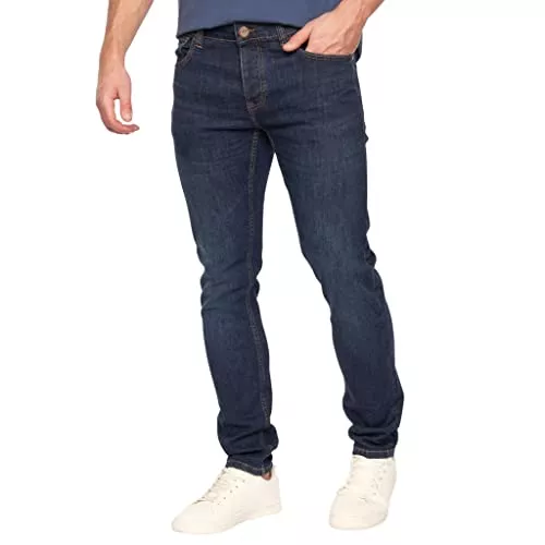 Kandor Jeans SMITH & JONES Slim Fit Jeans Herren – Schmale Stretchjeans für Männer, Stretch Denim Hose aus 98% Baumwolle, Herrenjeans in schmaler Passform