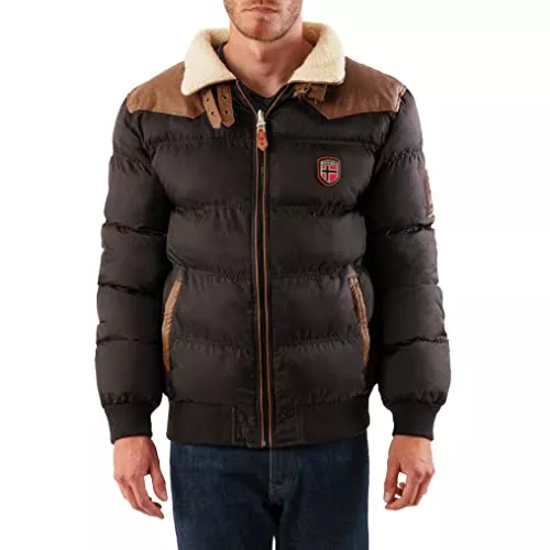 Geographical Norway Jacken Geographical Norway warme Winterjacke Designer Herren Winter Stepp Jacke