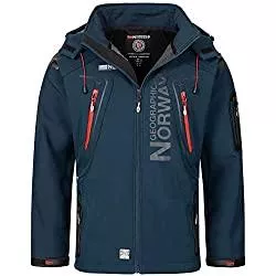 Geographical Norway Jacken Geographical Norway Herren Softshell Funktions Outdoor Jacke wasserabweisend im Bundle mit urbandreamz Beanie