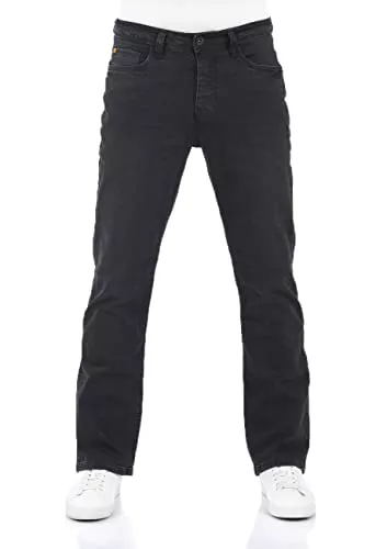 riverso Jeans riverso Jeans Herren Bootcut RIVFalko Denim Stretch Schwarz Blau Grau 29W - 40W 30L - 36L