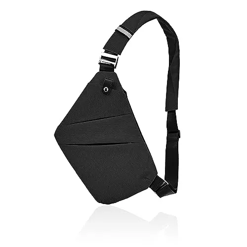 Fibrdoo Taschen & Rucksäcke Fibrdoo Brusttasche, Anti-Diebstahl Sling Bag, Crossbody Schultertasche Herren Damen klein für Freien Reisen Wandern Joggen